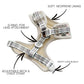 Barkside Checks Adjustable Neck Harness