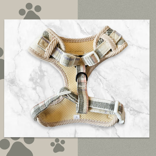 Barkside Checks Adjustable Neck Harness